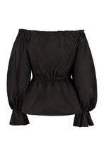 Carica l&#39;immagine nel visualizzatore di Gallery, Blusa Flinstones con arricciature lungo lo scollo
