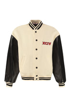 Carica l&#39;immagine nel visualizzatore di Gallery, Bomber con maniche in ecopelle
