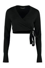 Carica l&#39;immagine nel visualizzatore di Gallery, Cardigan corto in lana vergine
