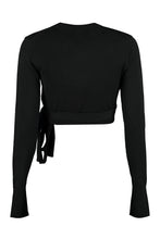 Carica l&#39;immagine nel visualizzatore di Gallery, Cardigan corto in lana vergine
