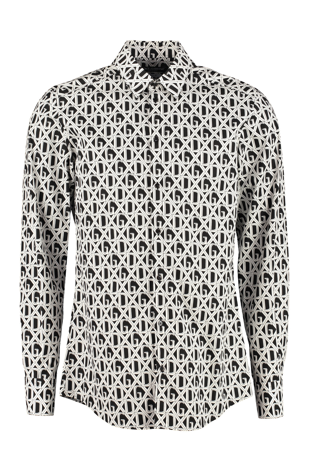 Camicia stampata in cotone