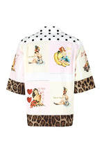 Carica l&#39;immagine nel visualizzatore di Gallery, Camicia stile bowling stampata
