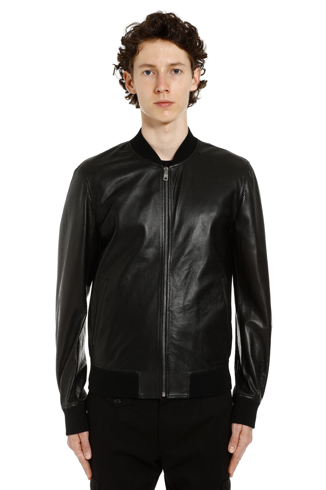 Bomber in pelle di agnello