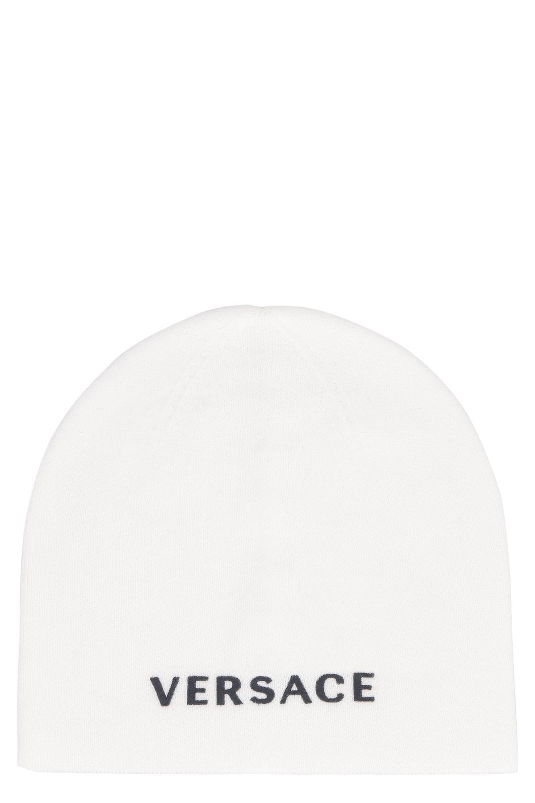 Cappello in maglia con logo