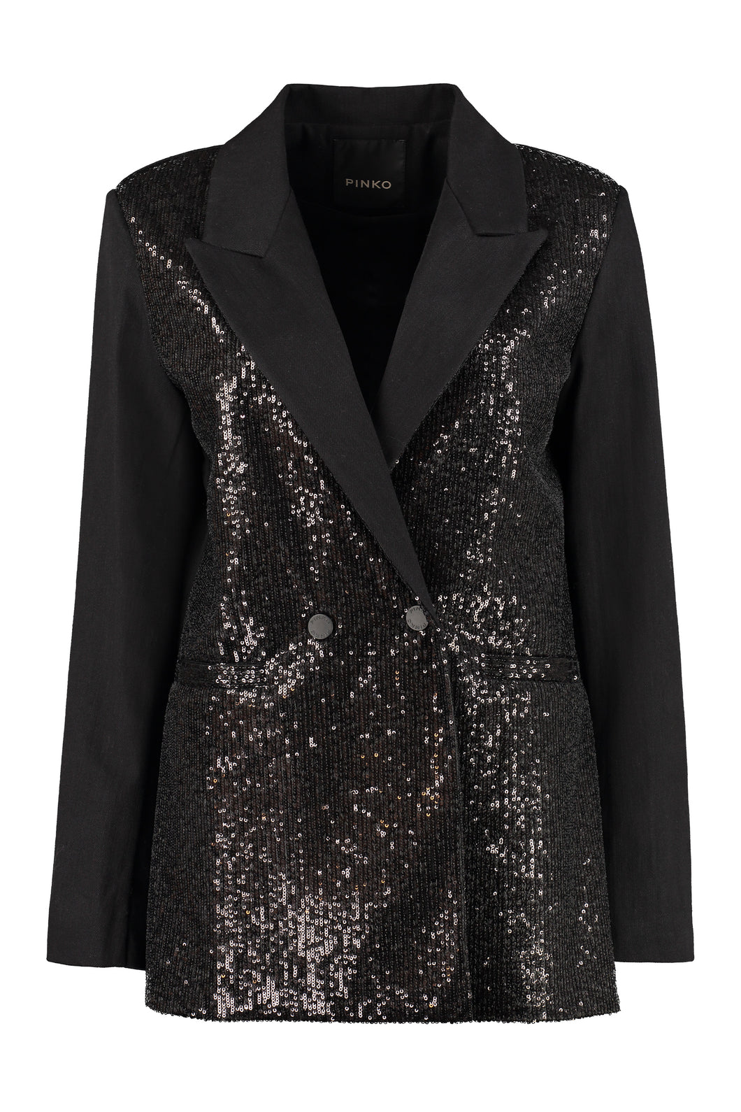 Blazer doppiopetto con paillettes