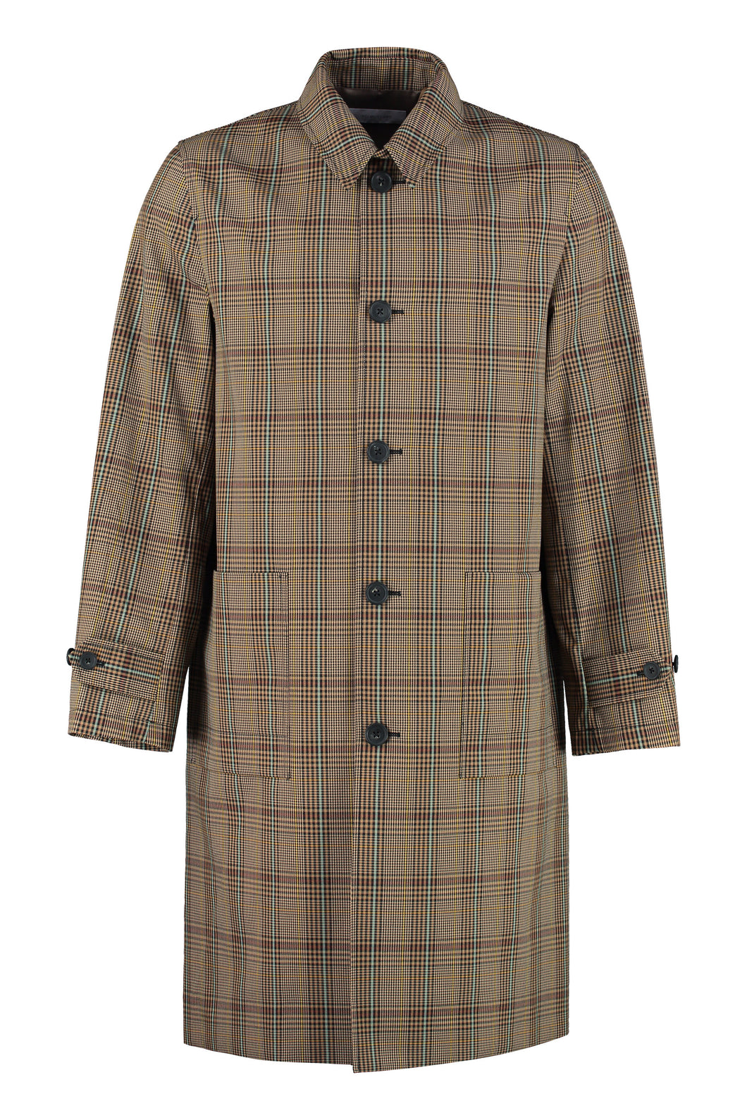Car coat in motivo check