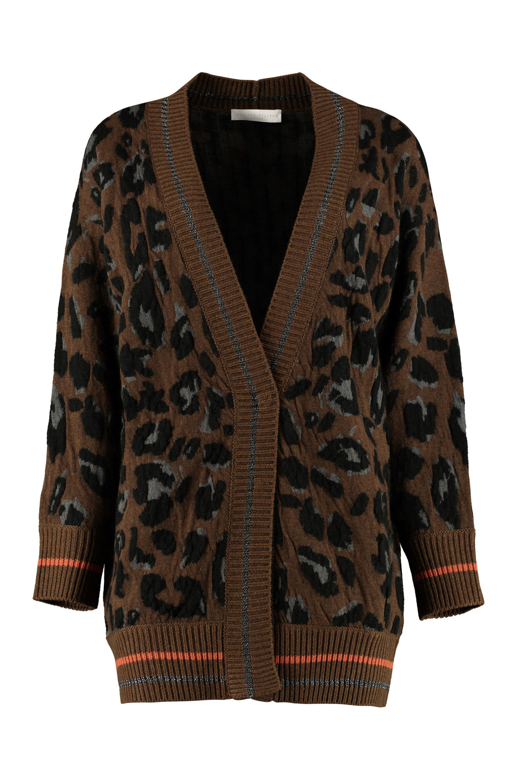 Cardigan in maglia jacquard
