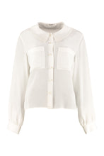 Carica l&#39;immagine nel visualizzatore di Gallery, Camicia in seta con maniche lunghe
