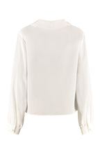 Carica l&#39;immagine nel visualizzatore di Gallery, Camicia in seta con maniche lunghe
