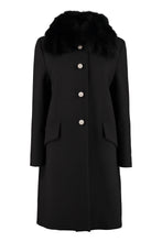 Carica l&#39;immagine nel visualizzatore di Gallery, Cappotto in crêpe di lana
