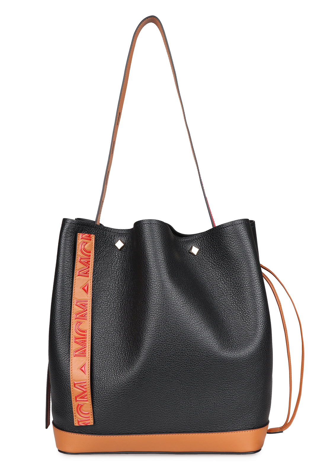 Borsa Milano a secchiello in pelle