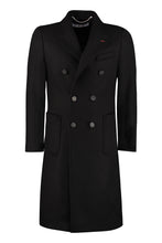 Carica l&#39;immagine nel visualizzatore di Gallery, Cappotto doppiopetto lungo
