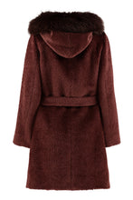 Carica l&#39;immagine nel visualizzatore di Gallery, Cappotto Osmio in misto alpaca con cappuccio
