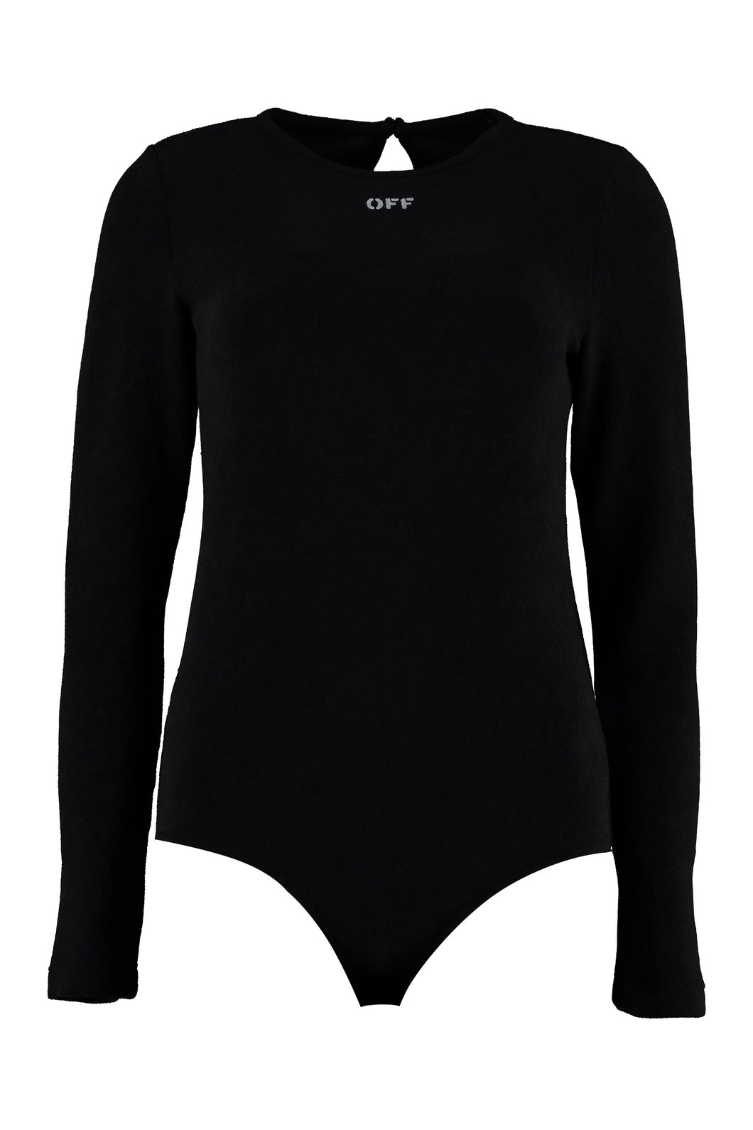 Body in jersey a maniche lunghe