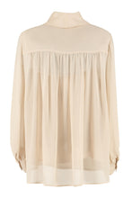 Carica l&#39;immagine nel visualizzatore di Gallery, Blusa in georgette di seta
