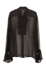 Carica l&#39;immagine nel visualizzatore di Gallery, Camicia in chiffon con ruches
