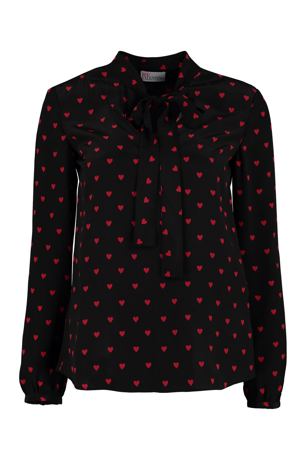 Blusa in seta stampata