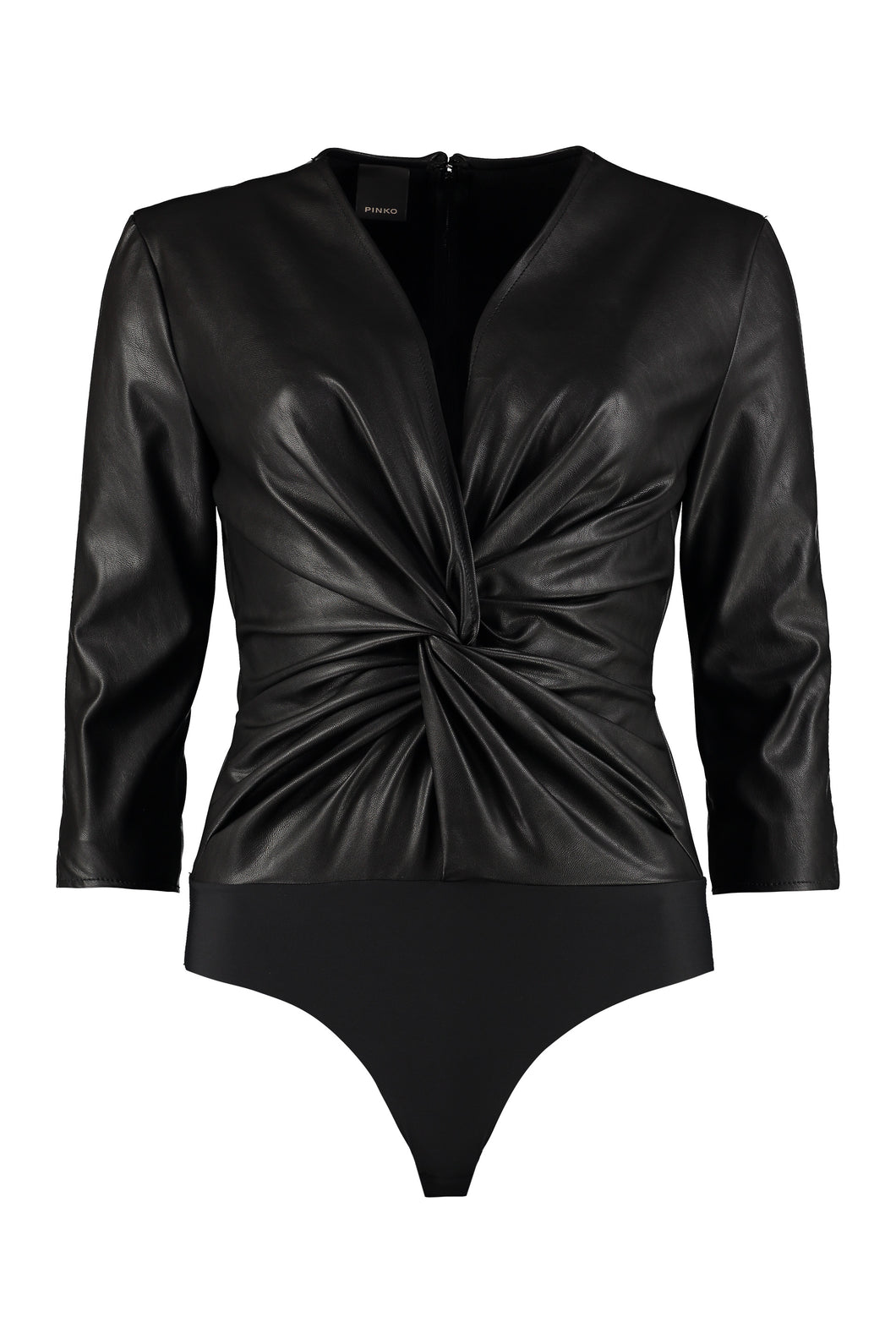 Blusa-body Tutelare in ecopelle