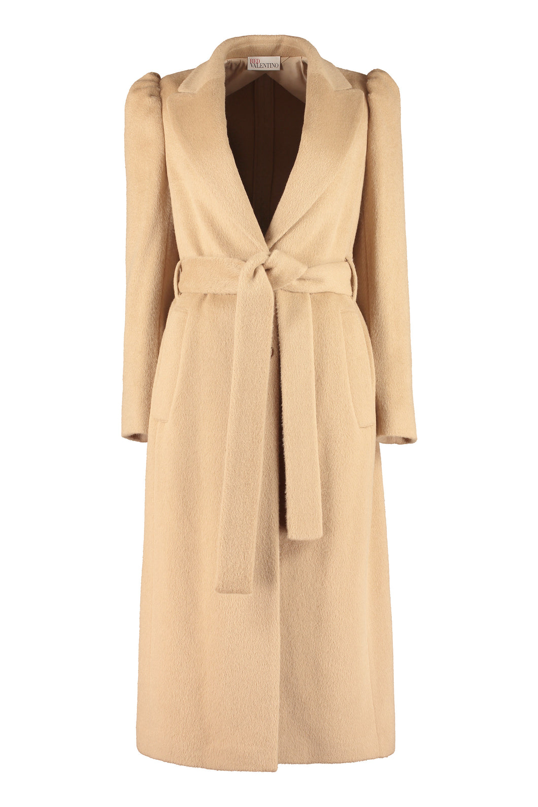 Cappotto lungo in misto alpaca