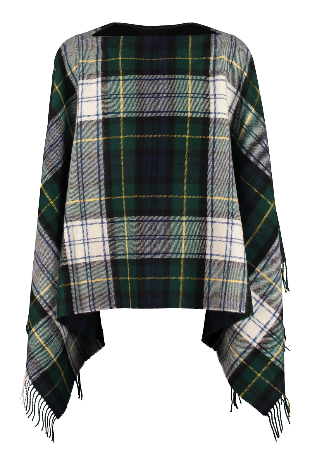 Cappa in lana con frange